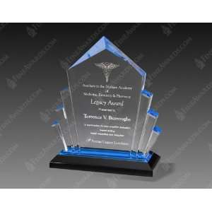  Blue Arrow Acrylic Award 