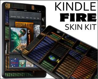  Kindle Fire Skin Vinyl Decal eBook Netbook Tablet #284 Books 