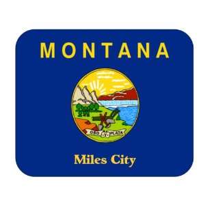    US State Flag   Miles City, Montana (MT) Mouse Pad 