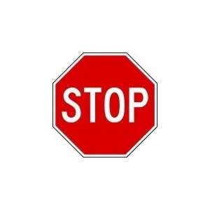  LYLE R1 1 30HA Stop Sign,HIP,White/Red,Alum,30x30 Office 
