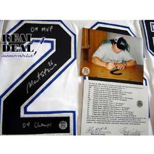  Tampa Bay Lightning Martin St. Louis Autographed White 