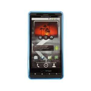  Wrap On Plastic TPU Phone Cover Case Transparent Dark Blue 