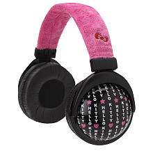   Foldable Plush Headphones   Pink   Sakar International   