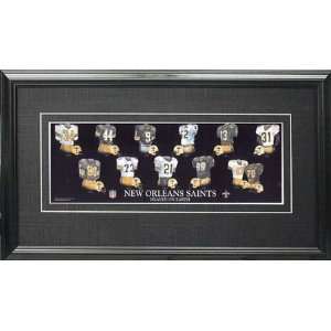 REGULAR PRICE $59.99   Framed New Orleans Saints 5 x 15 