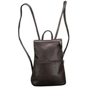 Sven Designs Sven Design Small Leather Backpack Purse Black at  
