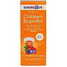 Babies R Us Childrens Berry Ibuprofen Suspension   4 Oz   Babies R Us 