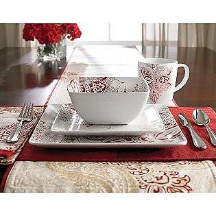 16Pc Zanzibar Dinnerware Set  Jaclyn Smith Today For the Home Dishes 