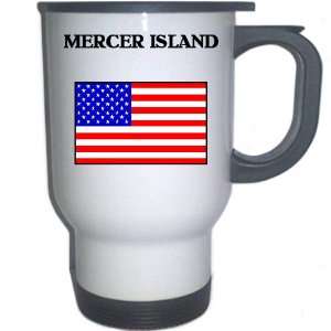  US Flag   Mercer Island, Washington (WA) White Stainless 