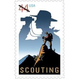  U.S. Scouting Postage Stamps, Pane of twenty $.44 Stamps 