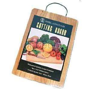   NEW Wood Cutting Board w/ Wire Hanger Kitchen Tool