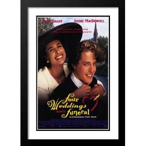  Four Weddings and a Funeral 32x45 Framed and Double Matted 