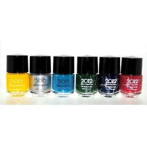  Crackle Style & Nail Lacquer 6 Piece Combo Set (Crayola 