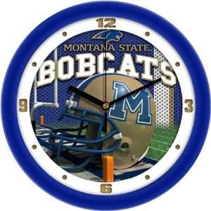  Montana State Bobcats MSU NCAA Football Helmet Wall Clock 