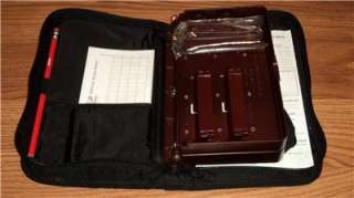 Scrabble Folio Edition Zip Case Portable Travel Game  