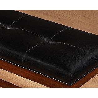 Faux Leather Bench  For the Home Dining Collections 