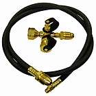 RV Propane Tee Connection Adapter Kit Male/Female Inverted Flare POL 