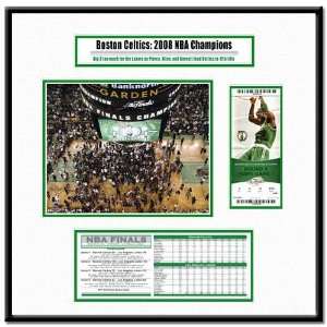  Boston Celtics NBA Finals Ticket Frame Jr.   Boston Garden 