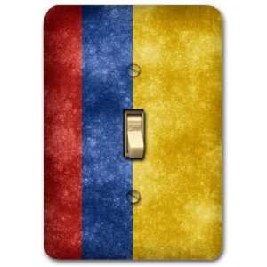 colombia colombian Flag Metal Light Switch Plate Cover Single Home 