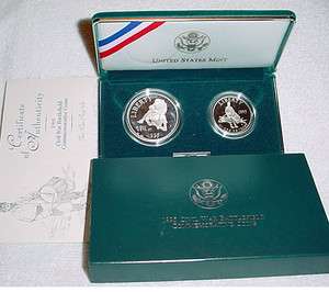   War Commemorative 2 Coin Proof Set, by US Mint In Box with COA  