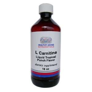   Nutraceuticals L Carnitine Liquid Tropical Punch Flavor 16 Ounces
