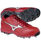 mizuno 9 spike classic mid g4 mn red white size