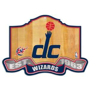 NBA Washington Wizards 11 by 17 Wood Sign Traditional Look