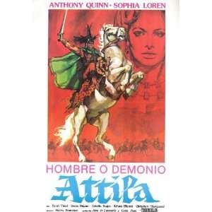 Attila Movie Poster (11 x 17 Inches   28cm x 44cm) (1954) Style A 