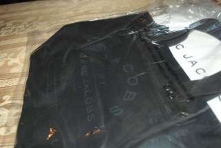 Marc By Jacobs NWT Canvas Zipper Tote Hand Bag GUNMETAL BLACK  