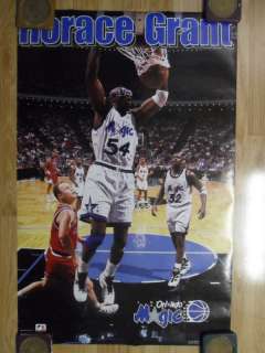NBA Basketball Poster Horace Grant Orlando Magic  