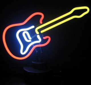 New Electric Guitar neon sign Bass wall table lamp  