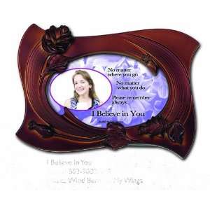 Brown Rose Music Box I Believe In You Card/Wind Beneath My Wings Music 