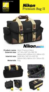 New Nikon Premium Bag 2 DSLR Bag D5000/D3000/D700/D90  