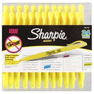  Sharpie Accent Slim Style Highlighters, 24 Fluorescent 