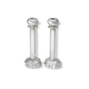  Sterling Silver Shabbat Candlesticks with Ball Decoration 