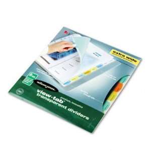  Acco View Tab Transparent Index Dividers WLJ55070 Office 