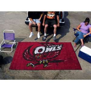 Temple Owls NCAA Ulti Mat Floor Mat (5x8)