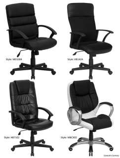 Office, Home Office Mid Back & High Back Leather Chairs  