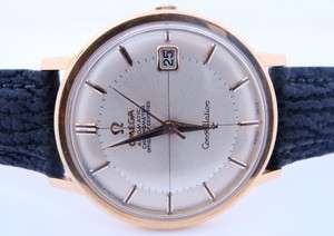   Mens 18K Yellow GOLD OMEGA CONSTELLATION AUTOMATIC PIE PAN DIAL Watch
