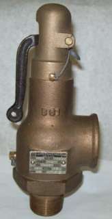 lunkenheimer fig 629 1 7 psi brass safety relief valve