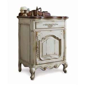   Co. 26 Inch Bathroom in a Box Collection Heirloom Vanity   Parchment