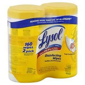  Lysol Disinfecting Wipes Bonus Pack, Lemon & Lime Blossom 