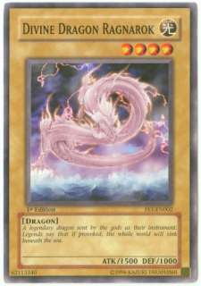 Yu Gi Oh Card   FET EN002   DIVINE DRAGON RAGNAROK (common)   NM/Mint 