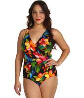 Miraclesuit Plus Size Rainbow Brights Swimsuit $94.99 ( 39% off MSRP 