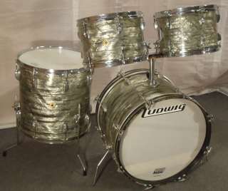 VINTAGE 1963 LUDWIG CLASSIC HOLLYWOOD OUTFIT SKY BLUE PEARL  
