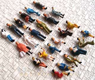 240 pcs HO scale 187 Painted People / seated passenger  