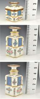 pc. Antique Samson Porcelain Perfume/Dresser Set Gilt  
