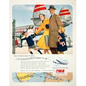   Travel Thanksgiving Flight Board   Original Print Ad