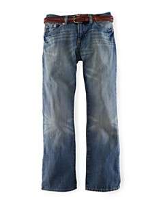   Lauren Childrenswear Boys Slim Fit Jeans in Mott Wash   Sizes 8 20