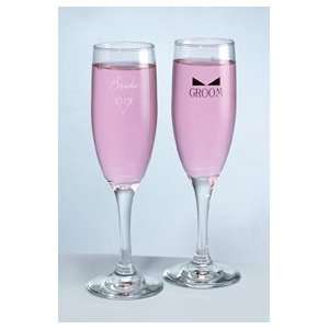 Heart and Bow Tie Flutes