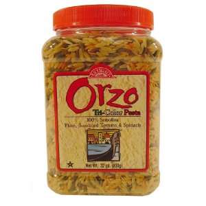 Rice Selects, Tri Colored Orzo, 32oz Canister  Grocery 